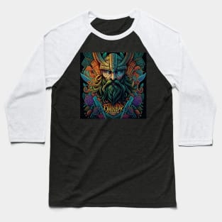 trippy Viking Baseball T-Shirt